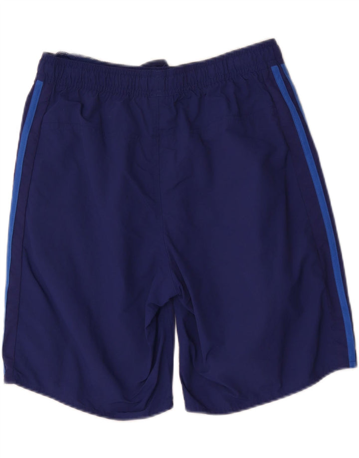 Pantaloncini sportivi ADIDAS da uomo medio blu navy