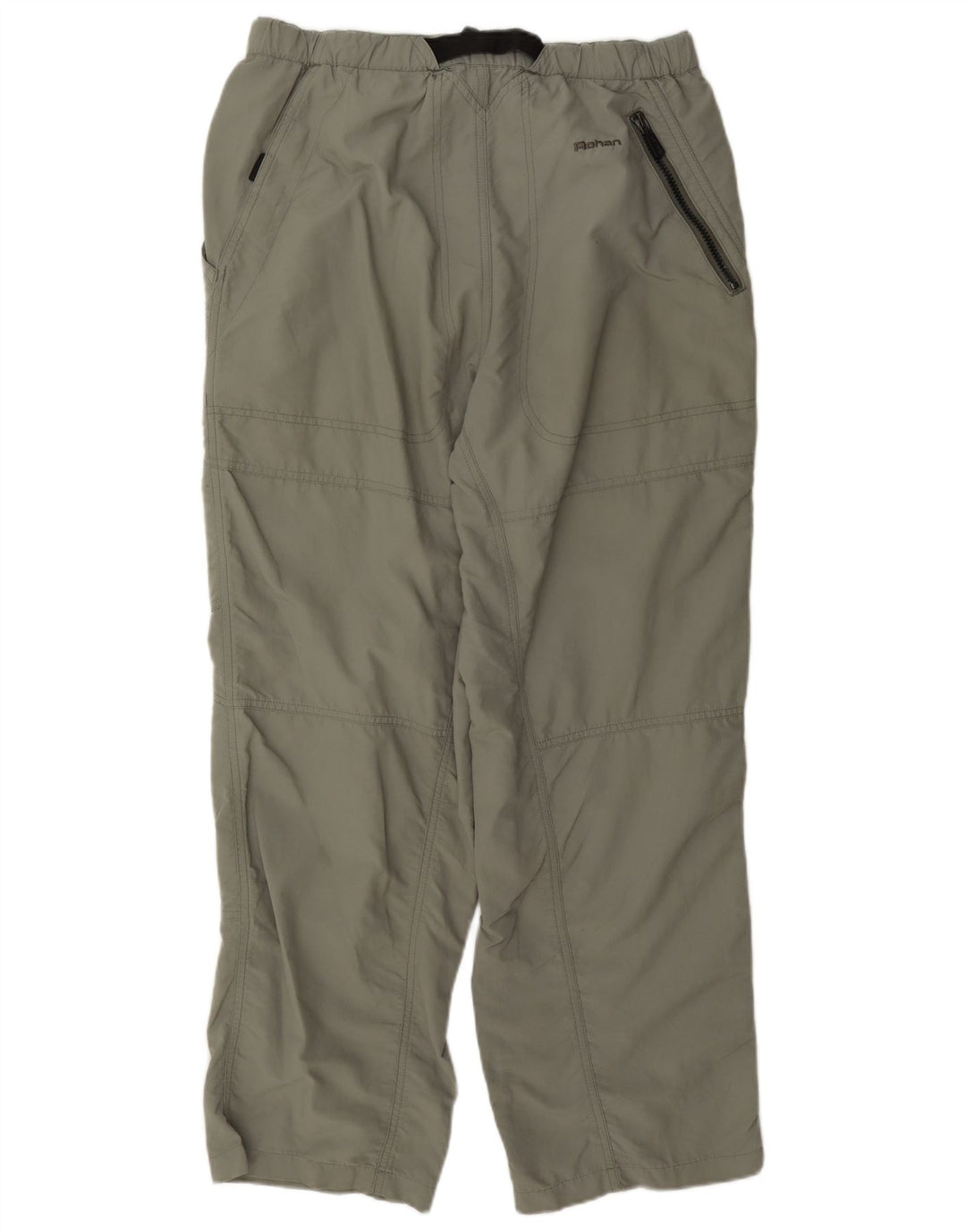 Pantaloni impermeabili cargo dritti da uomo Rohan medio W32 L29 kaki