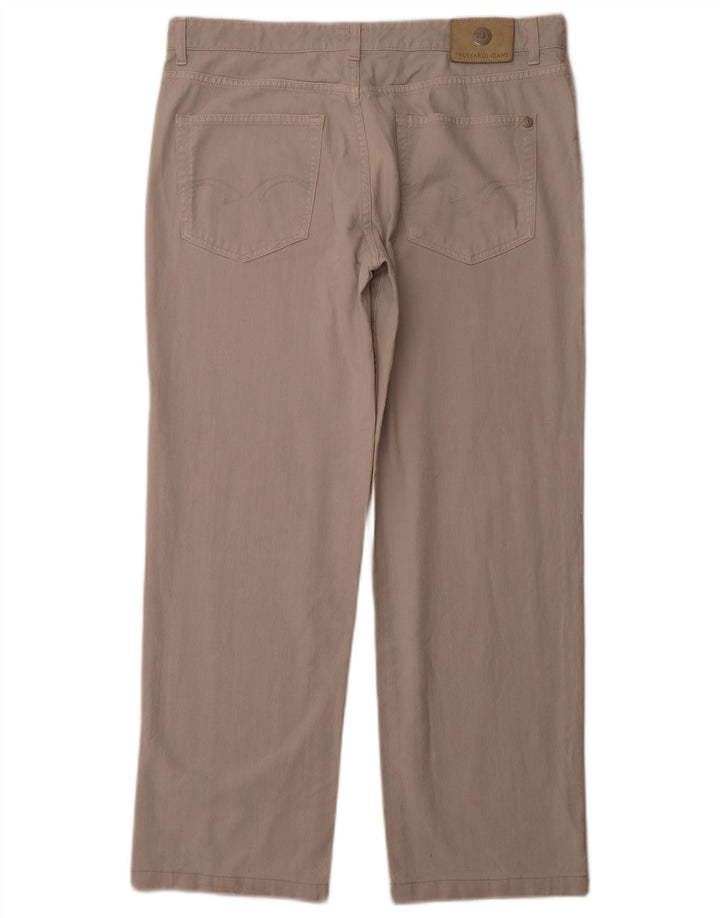 Pantaloni Casual Dritti Donna TRUSSARDI W38 L29 Beige