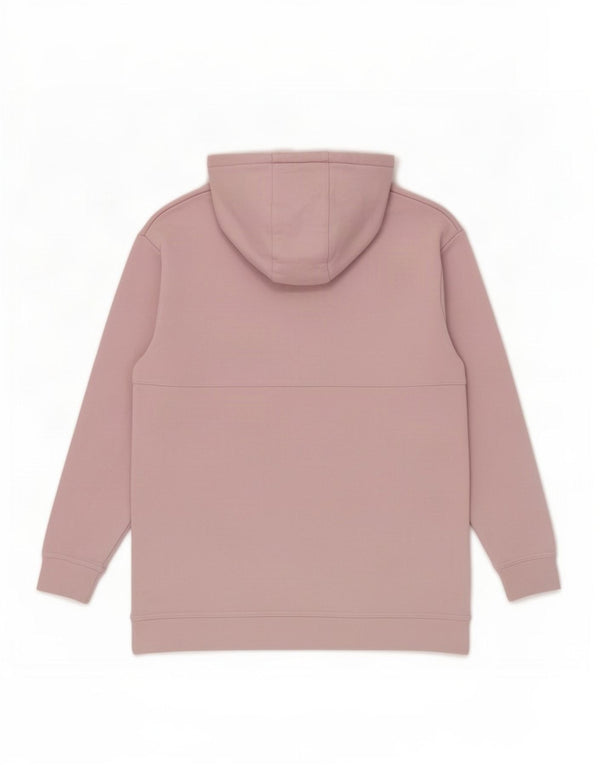 Felpa con cappuccio oversize grafica Nike da donna UK 10 piccola in cotone viola