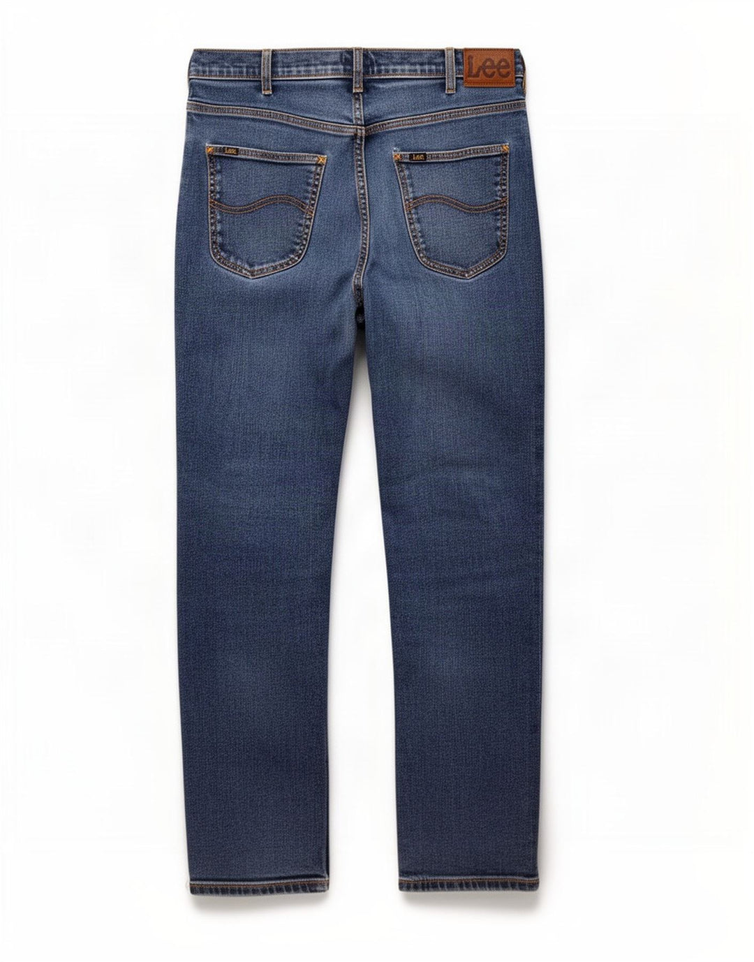 Jeans dritti da uomo Lee Brooklyn W36 L32 cotone blu