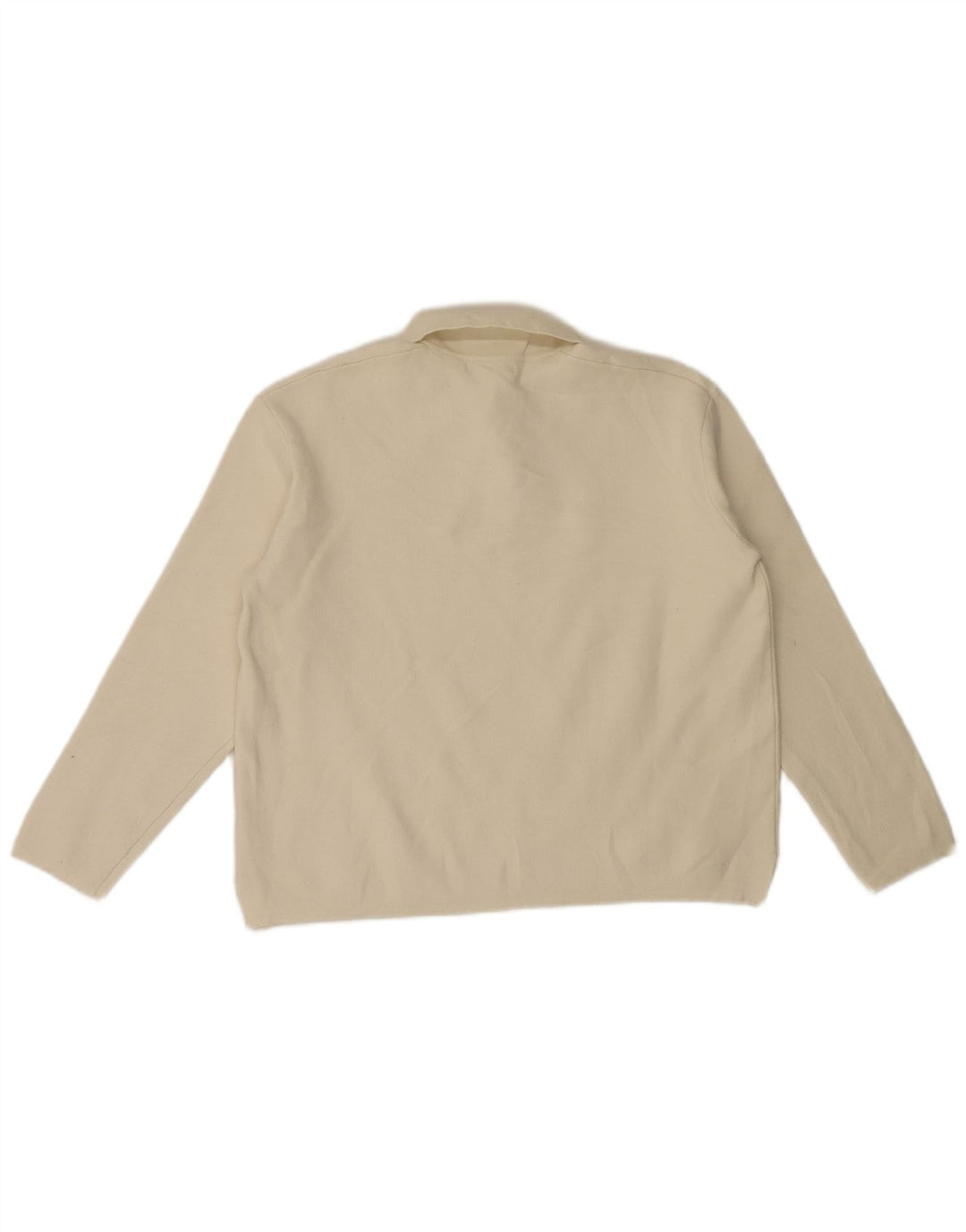 Maglione maglione collo alto da uomo Zara piccolo bianco sporco