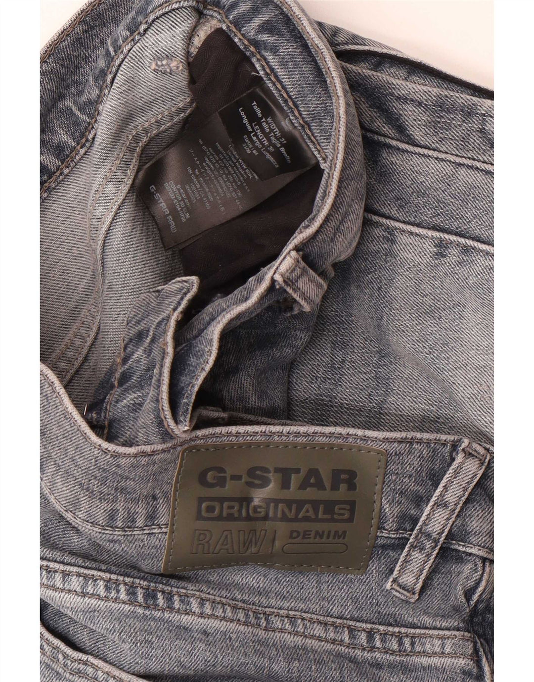 Jeans dritti da uomo G-Star W31 L30 cotone blu