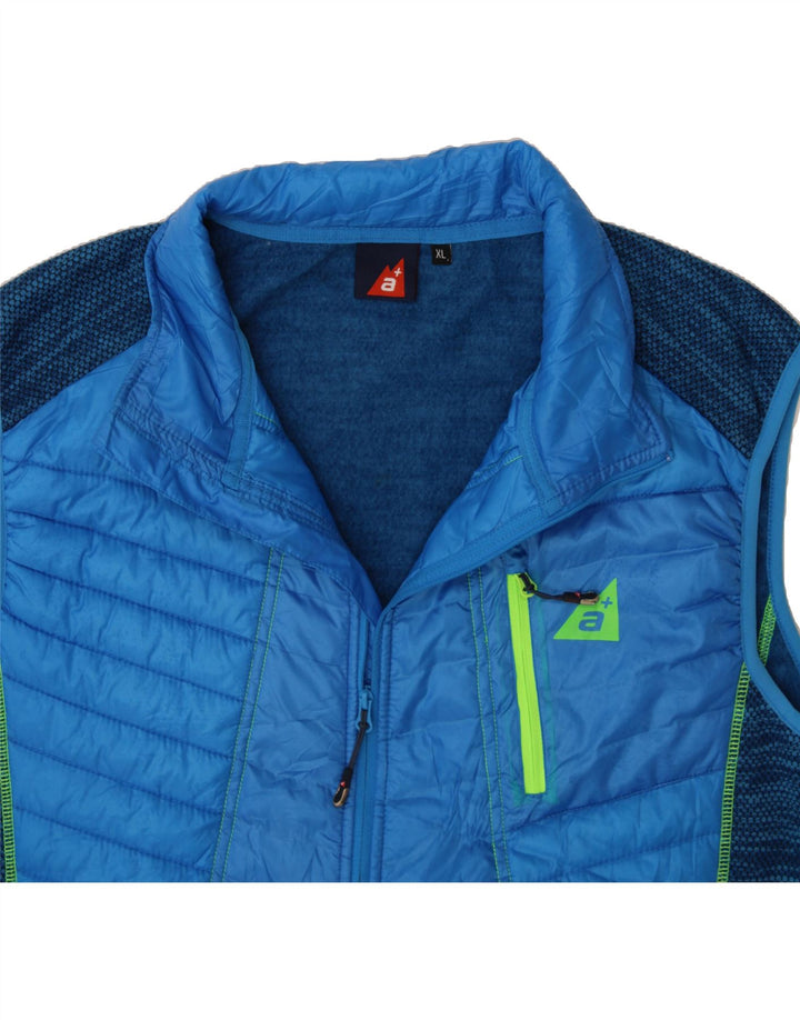 ALPENPLUS Womens Sleeveless Tracksuit Top Jacket UK 18 XL Blue Vintage Alpenplus and Second-Hand Alpenplus from Messina Hembry 