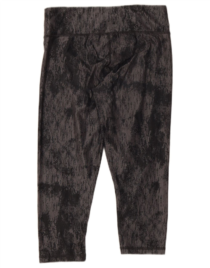 Leggings Capri da donna Puma UK 10 Small Black Tie Dye