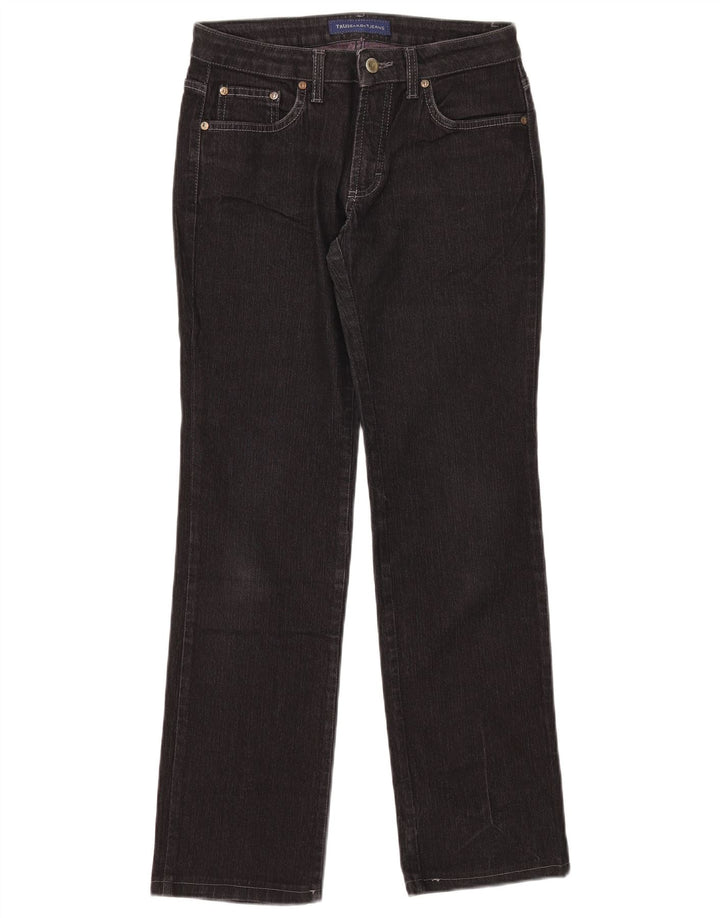 Jeans Dritti Donna Trussardi W28 L29 Cotone Nero