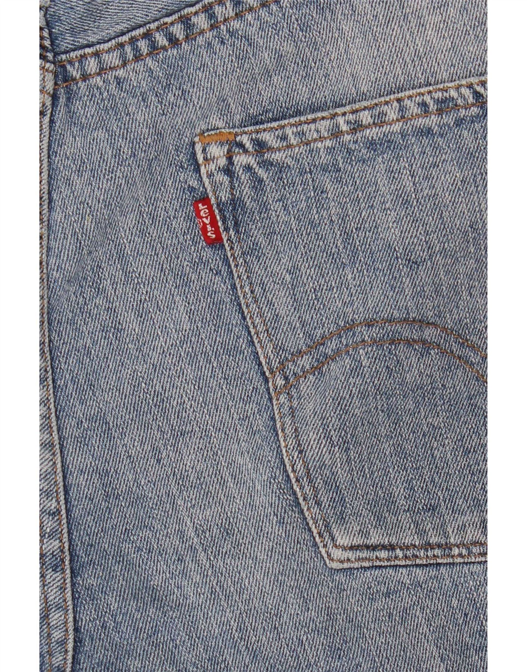 Pantaloncini di jeans da donna Levi's W32 Large in cotone blu