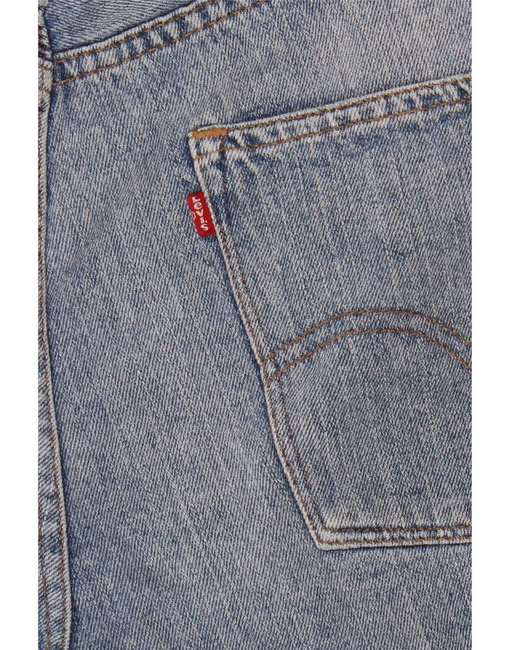 Pantaloncini di jeans da donna Levi's W32 Large in cotone blu