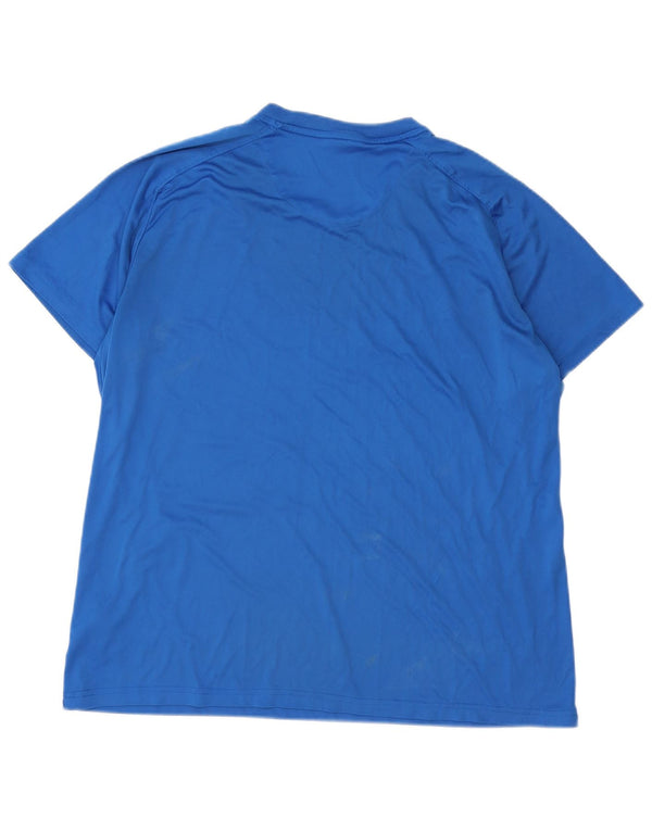 T-shirt da uomo NIKE Top 2XL blu poliestere