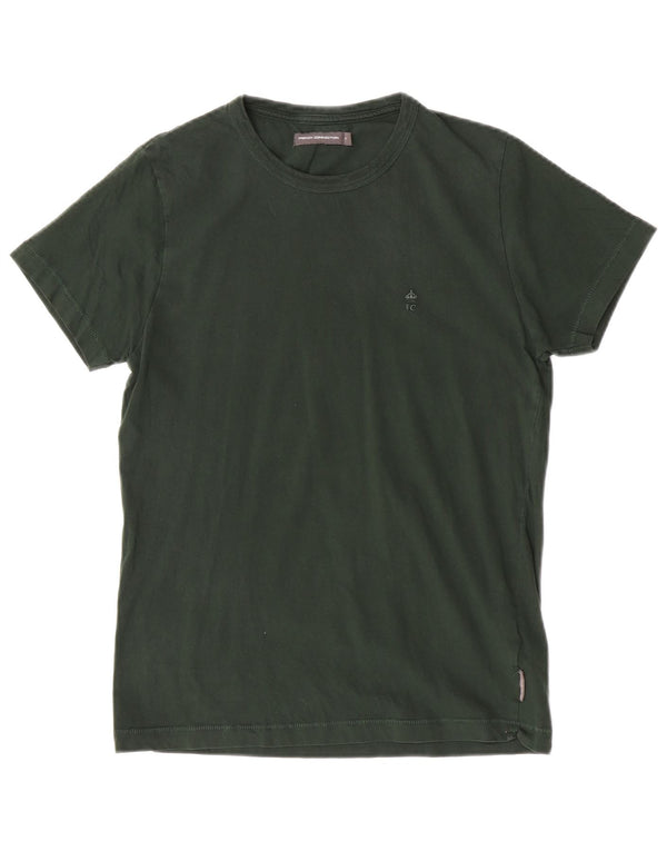 T-shirt da donna French Connection Top UK 12 cotone verde medio
