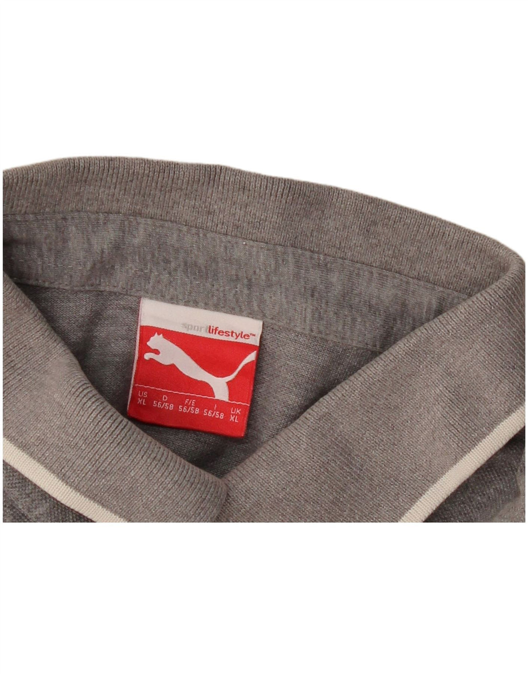 Polo Puma Uomo XL Grigia