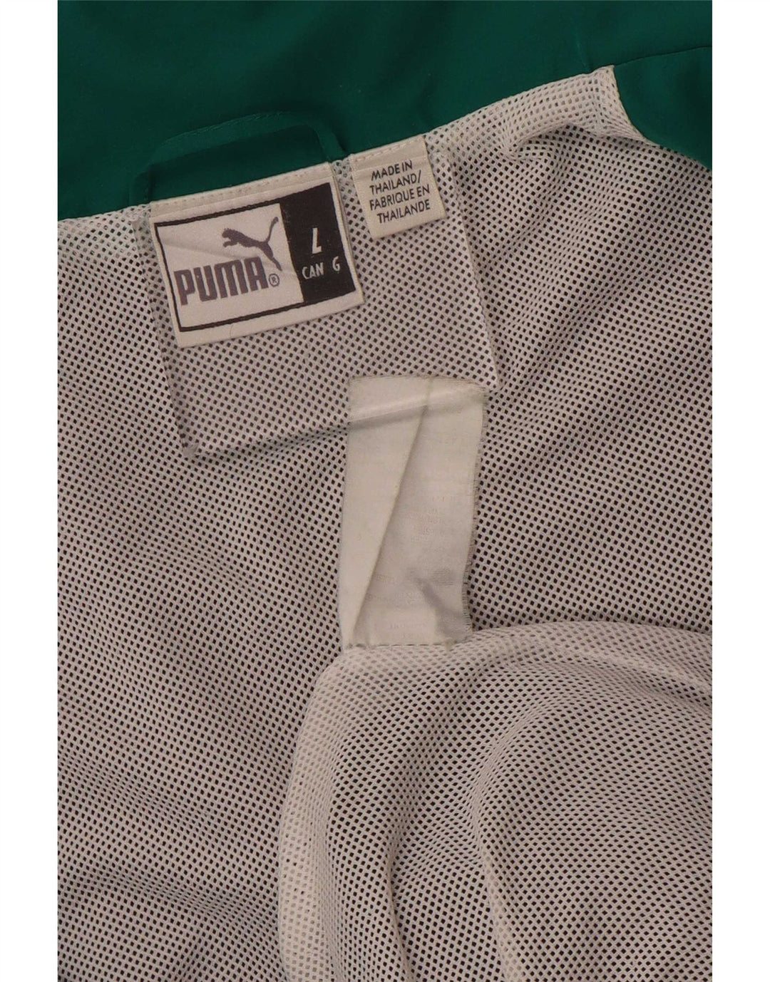 Giacca sportiva da uomo con grafica Puma, grande, in poliestere color block marrone