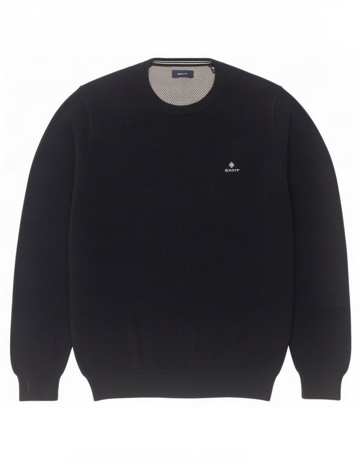 Gant Uomo Maglione Girocollo Maglione Grande Blu Navy