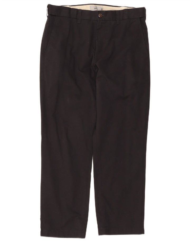 Pantaloni chino vestibilità regolare da uomo Marks & Spencer W34 L29 cotone nero