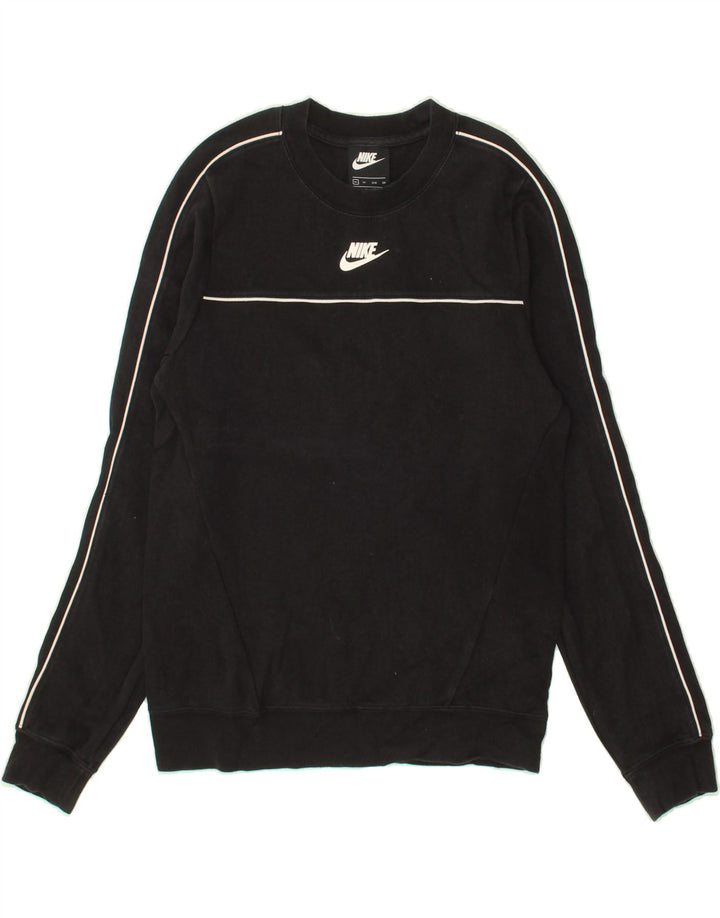 NIKE Womens Sweatshirt Jumper UK 6 XS Black Cotton Vintage Nike and Second-Hand Nike from Messina Hembry 