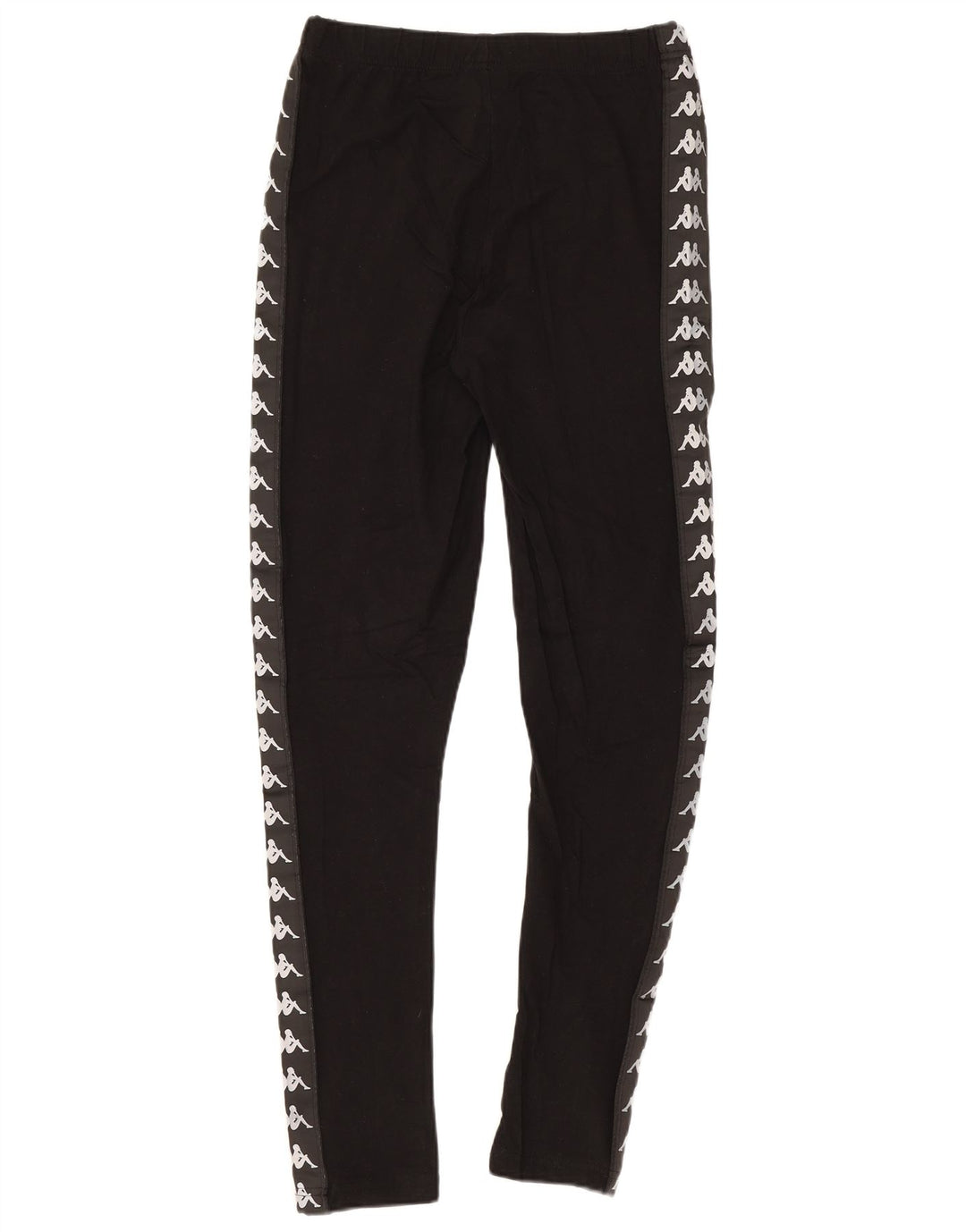 Leggings grafici da donna Kappa UK 8 piccoli in cotone nero