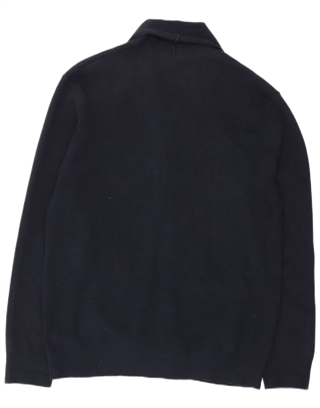 Maglione cardigan da uomo Marks & Spencer XL poliestere blu navy