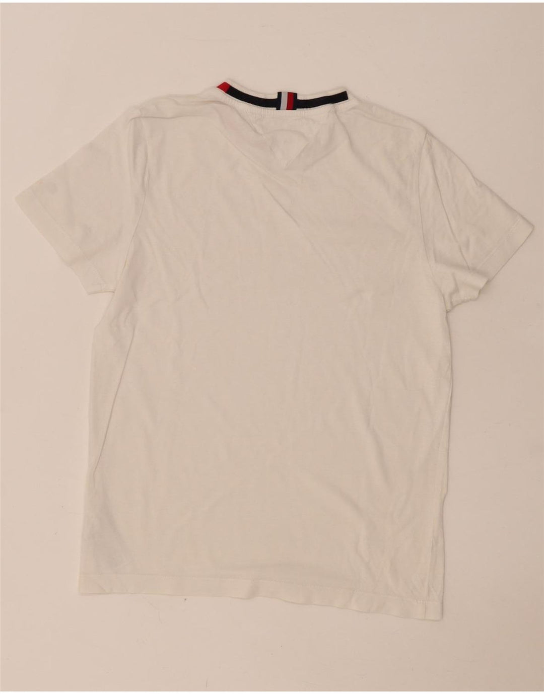 T-shirt da uomo Tommy Hilfiger Top XS in cotone bianco