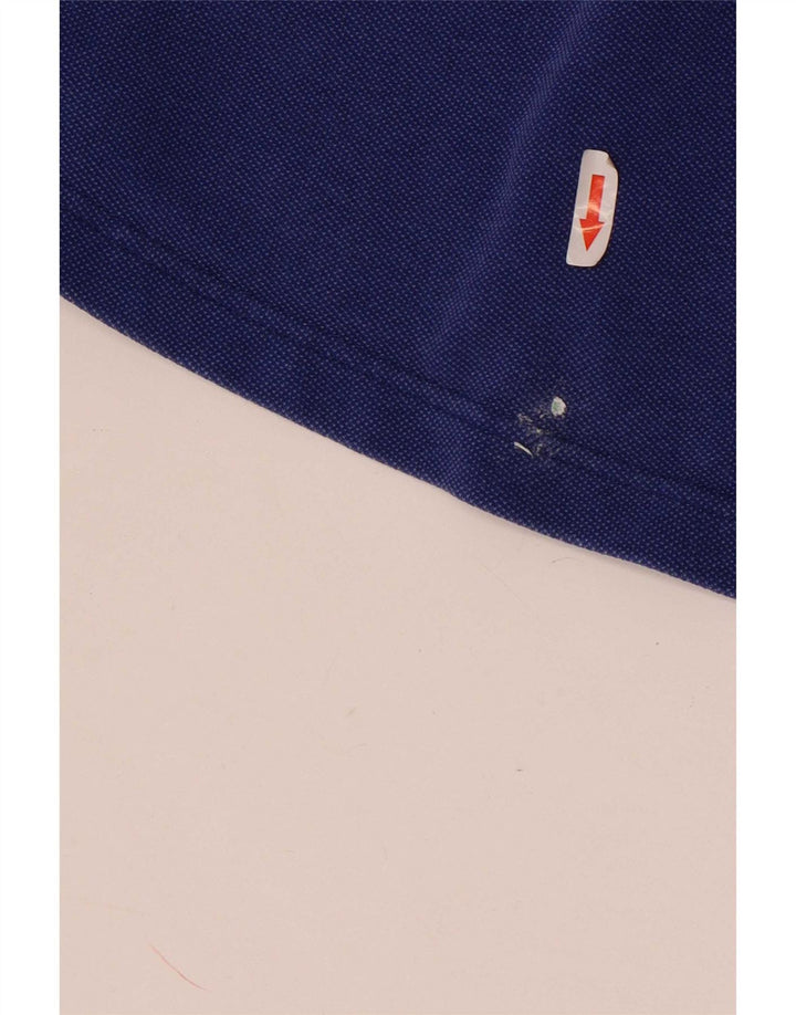 Crew Clothing Felpa da uomo con collo con zip, maglione grande, cotone blu