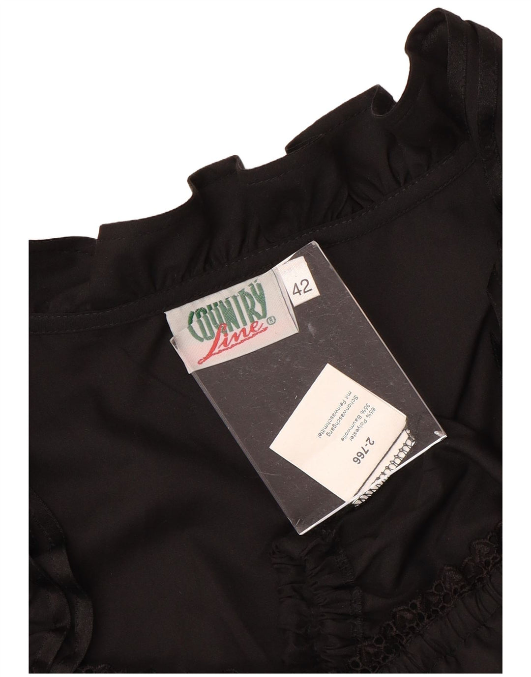 Top corto da donna COUNTRY IT 42 Poliestere nero medio