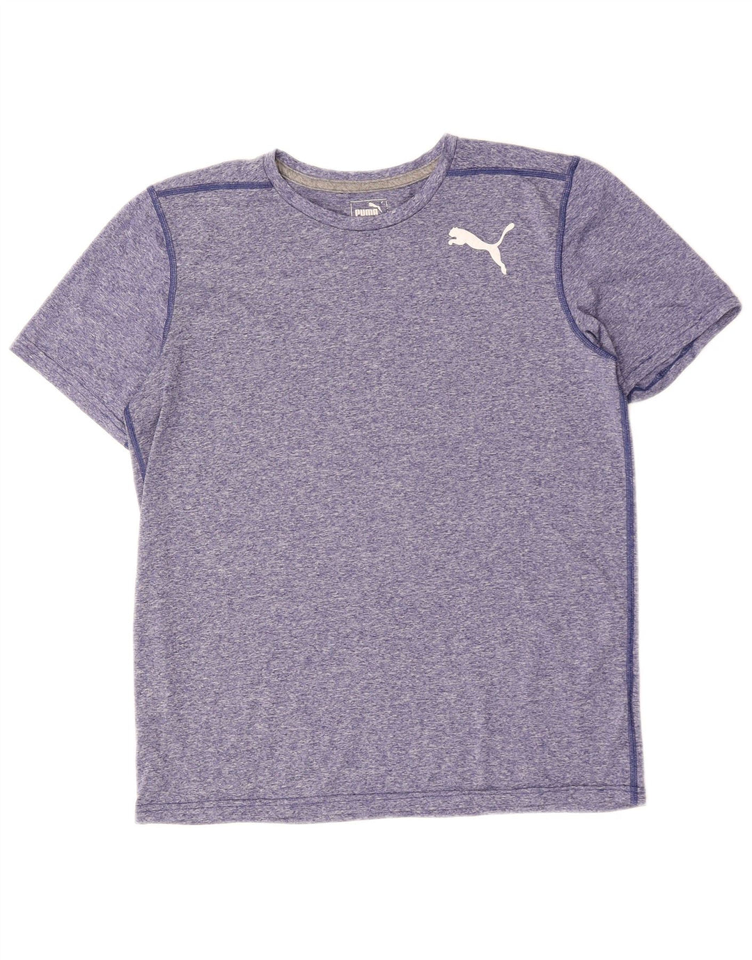 T-shirt da uomo PUMA Top blu medio chiazzato