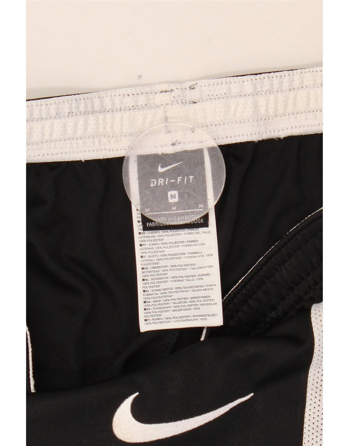 Pantaloncini sportivi Nike Dri Fit da uomo, colore nero medio, in poliestere color block