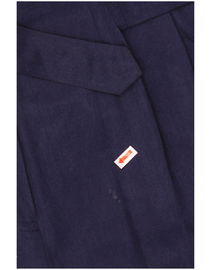 Pantaloni casual con pegging da donna WHISTLES UK 12 Medium W30 L28 Blu navy