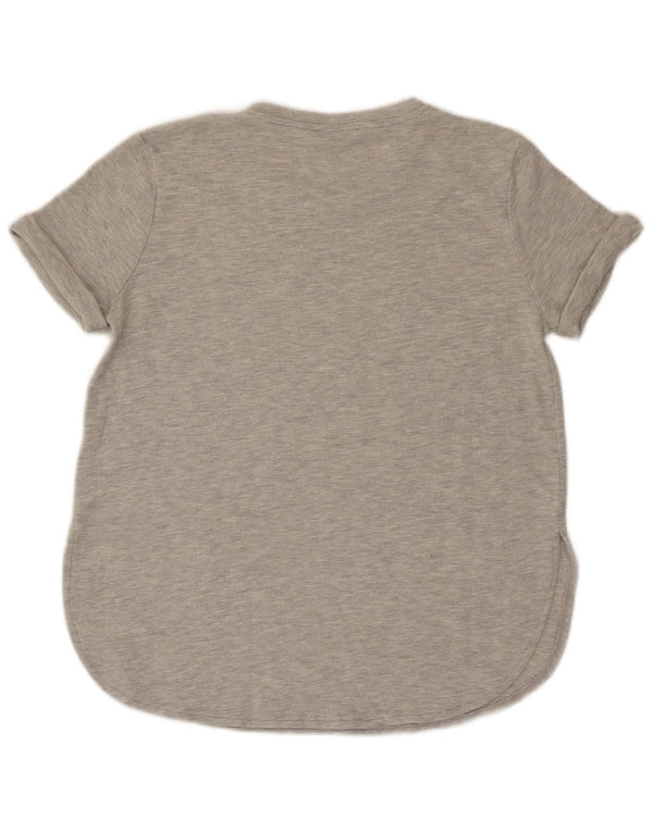 T-shirt Zara Trafaluc da donna UK 12 Grigio medio chiazzato