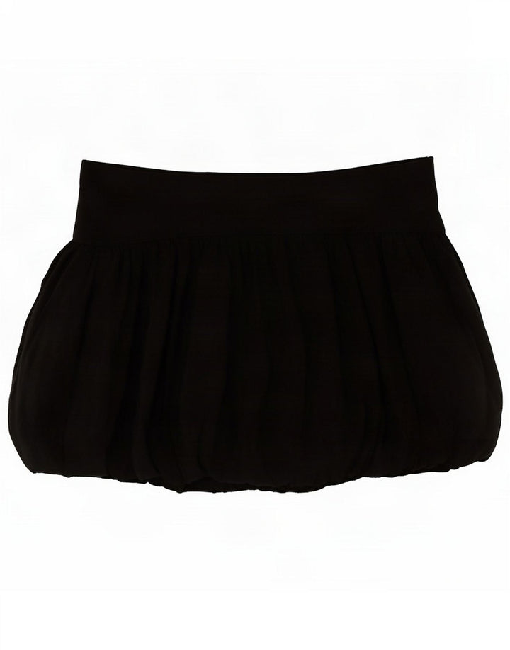 Zara Minigonna a palloncino da donna media W28 Nera Poliammide