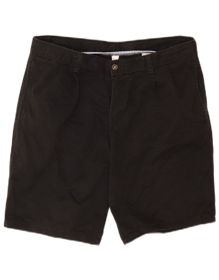 Pantaloncini chino Chaps Boys Husky 15-16 anni W32 cotone nero