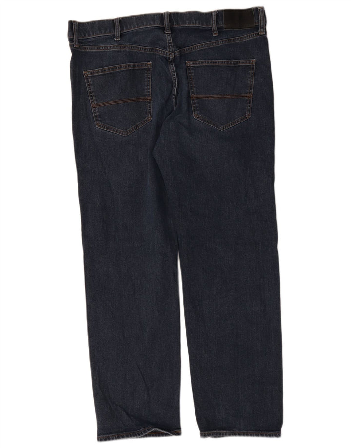Jeans dritti da uomo Marks & Spencer W36 L29 cotone blu navy