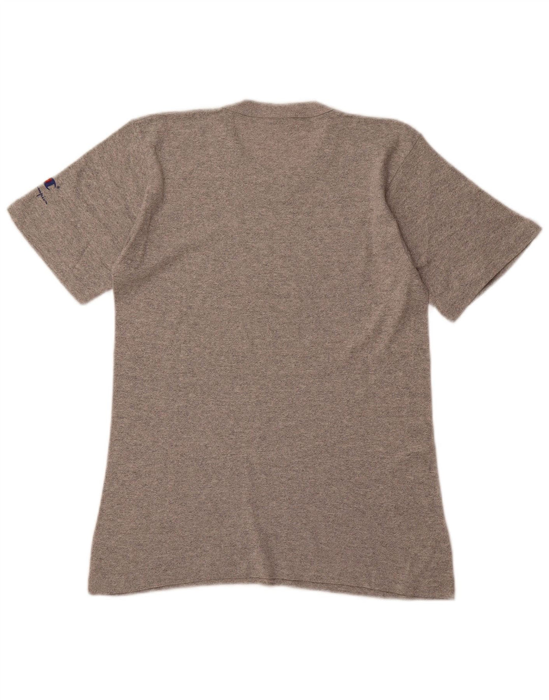 T-shirt da uomo CHAMPION Top in cotone grigio medio