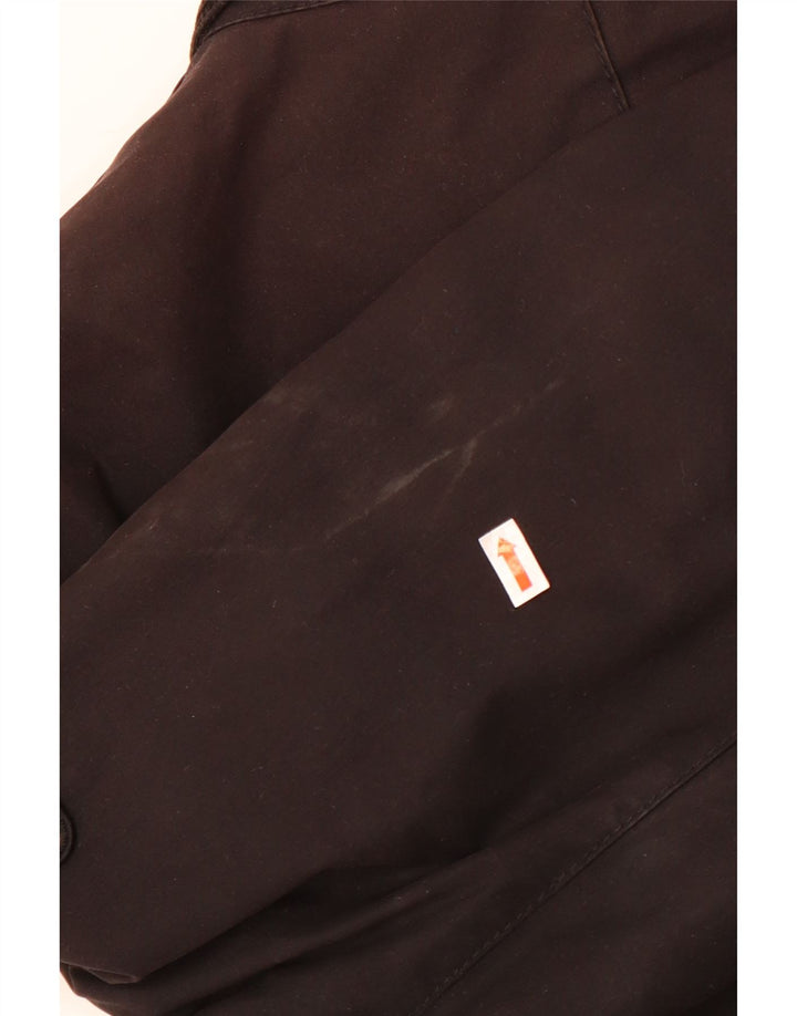 Giacca da uomo in cotone cerato Barbour UK 40 grande cotone nero