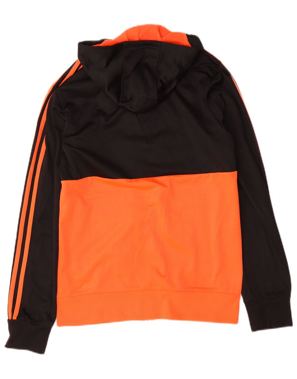 Giacca da tuta grafica da uomo Adidas UK 36/38 Small Black Colourblock