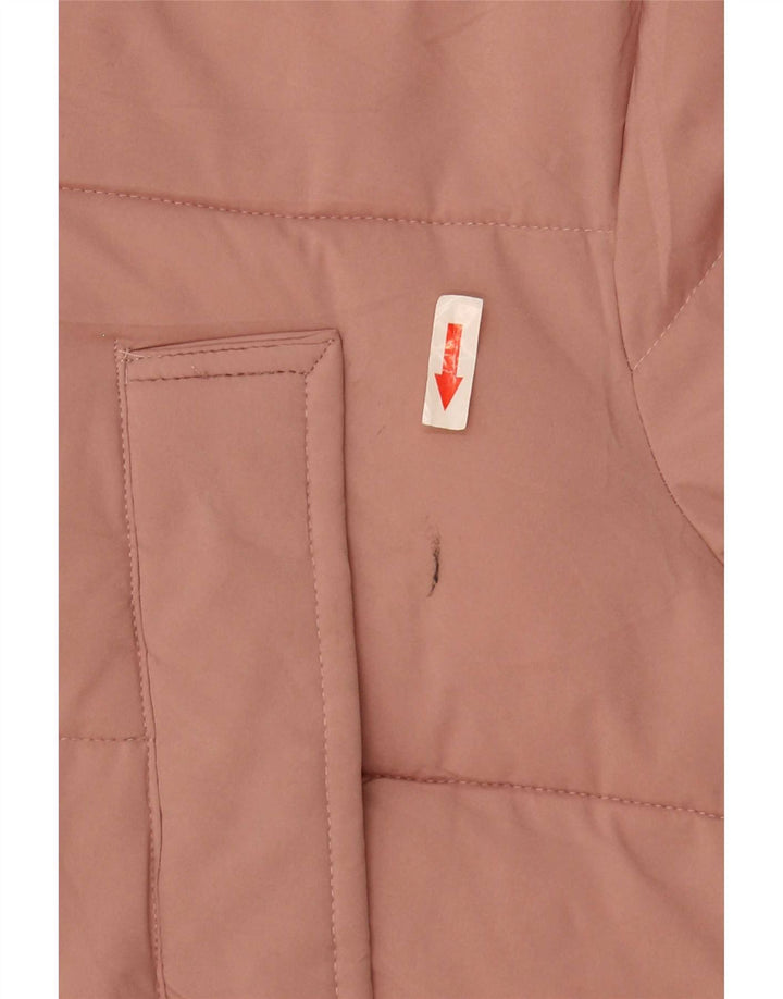 Cappotto imbottito oversize con cappuccio da donna Marks & Spencer UK 18 XL poliestere rosa