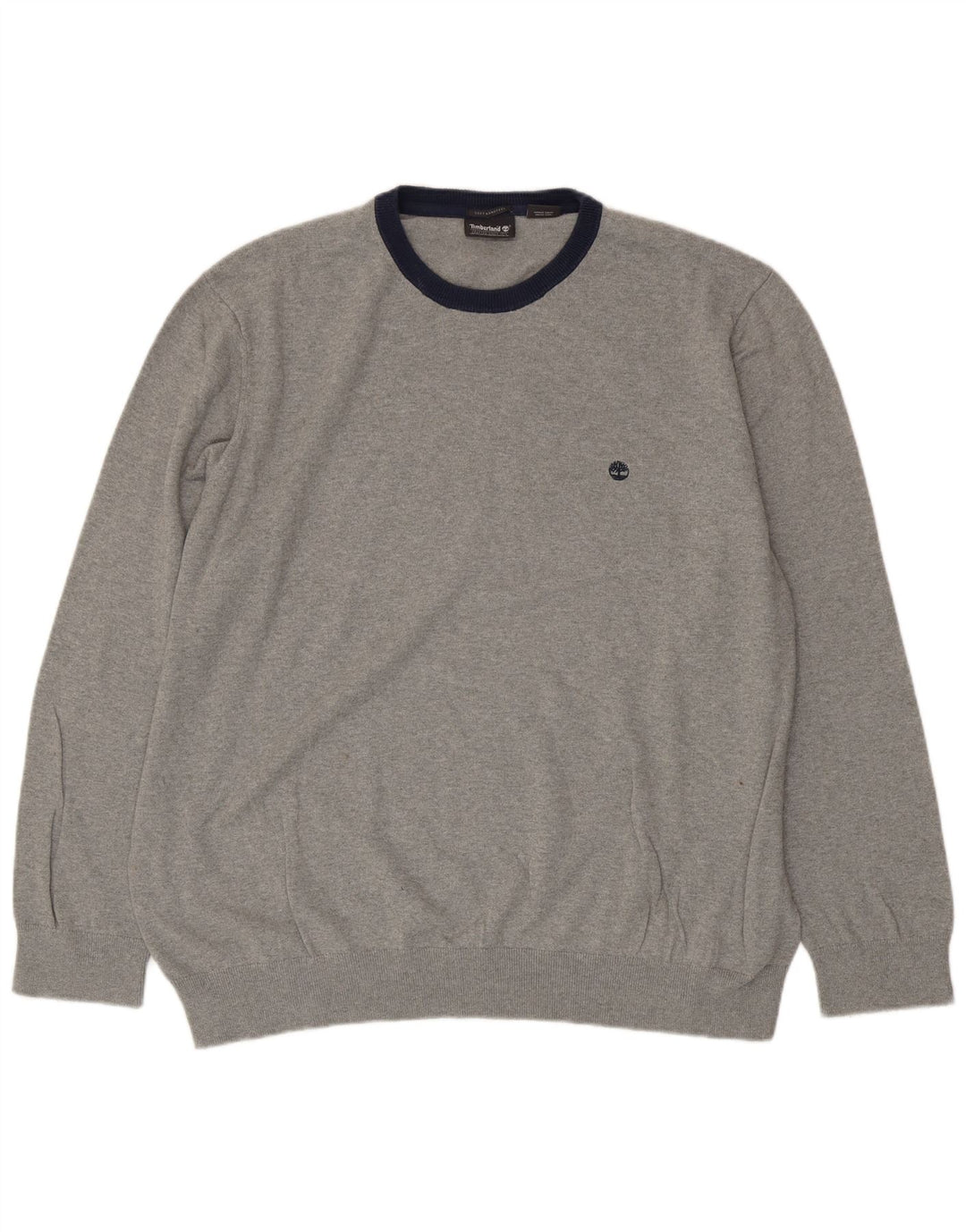 Maglione maglione girocollo da uomo TIMBERLAND 3XL cotone grigio
