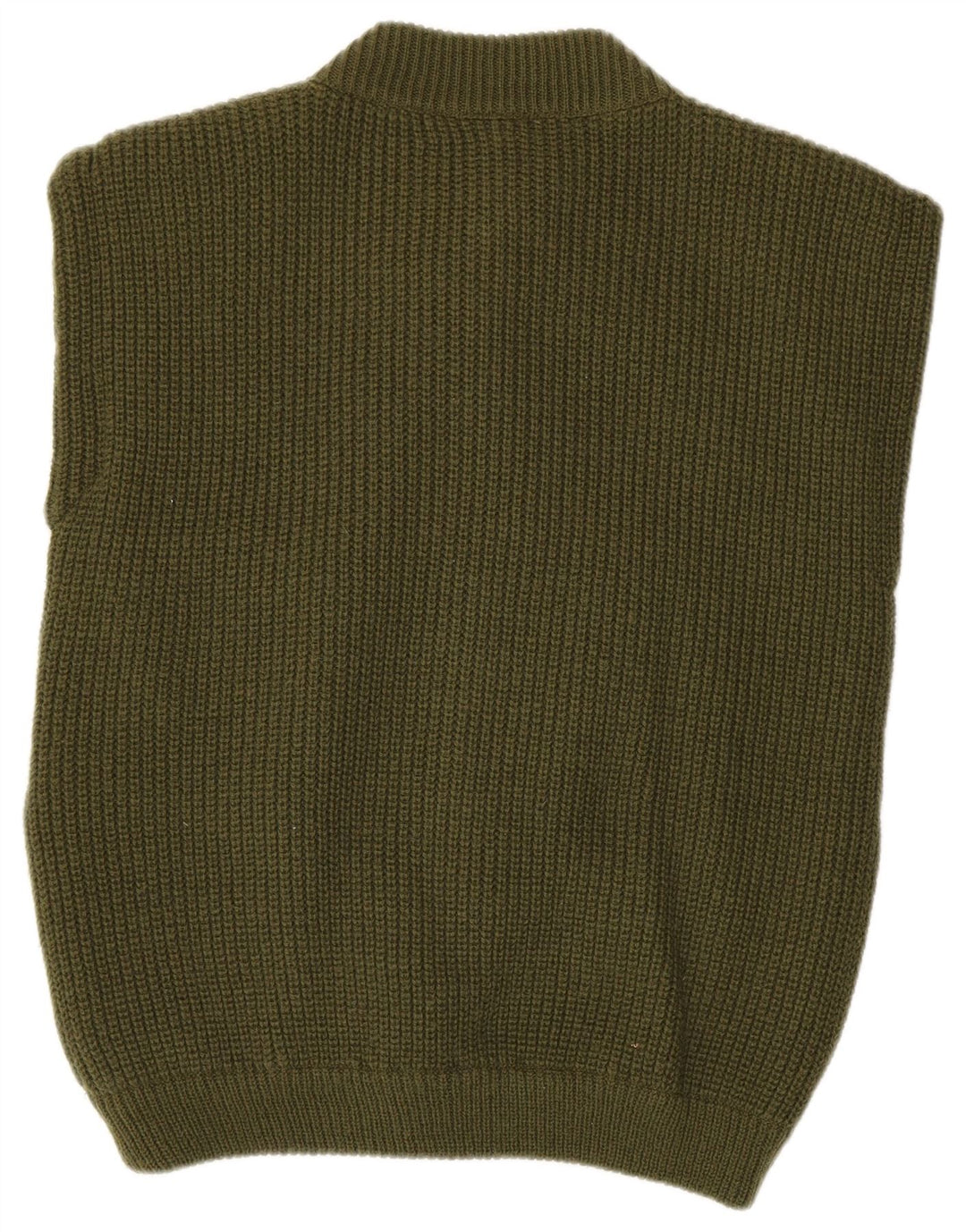Maglione cardigan senza maniche da uomo Liverani IT 48 lana kaki media