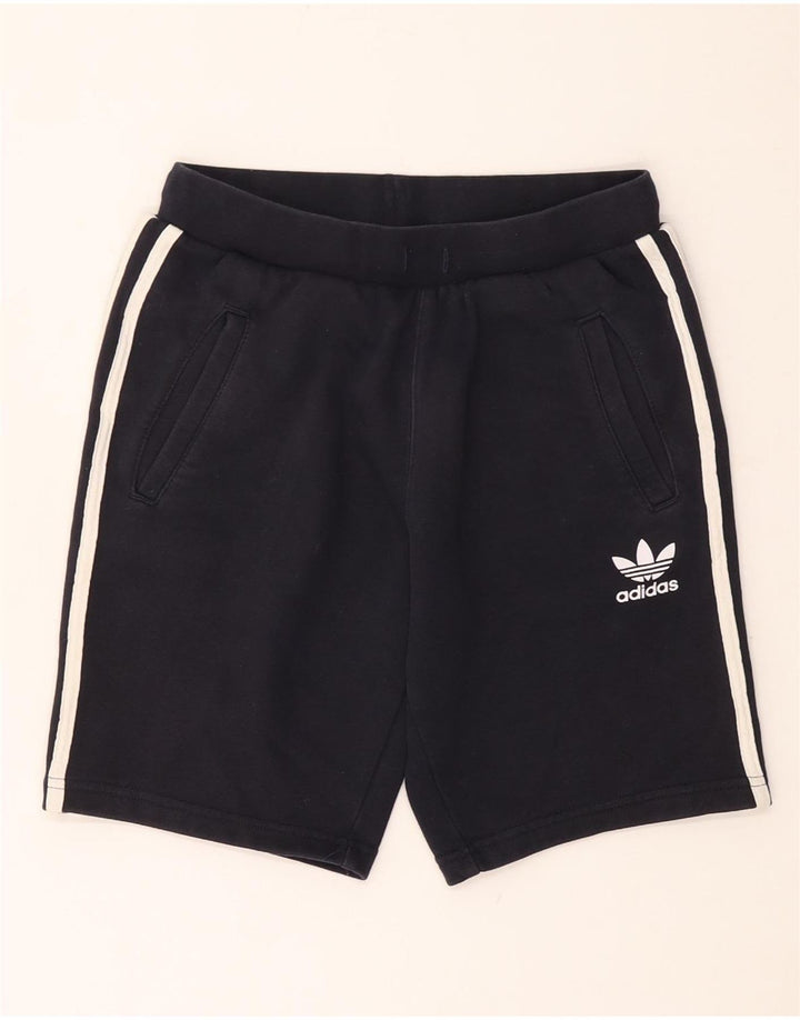 Pantaloncini sportivi ADIDAS da bambino 11-12 anni in cotone blu navy