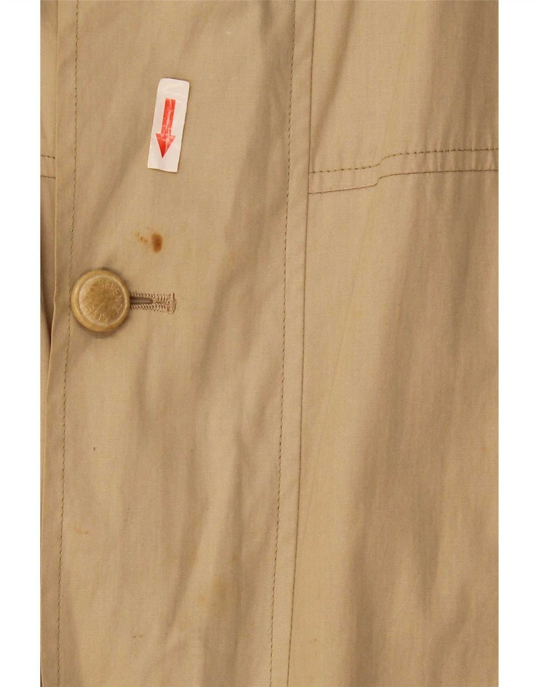 Giubbotto bomber da uomo Seventy UK 38 Cotone beige medio