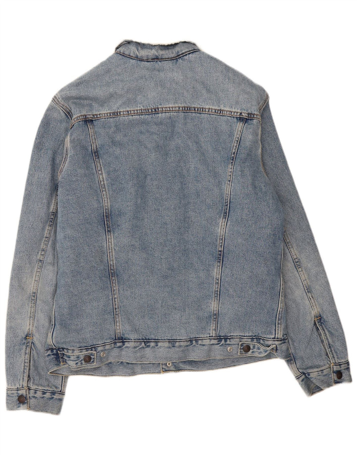 Giacca in denim Sherpa da uomo Levi's UK 40 grande blu