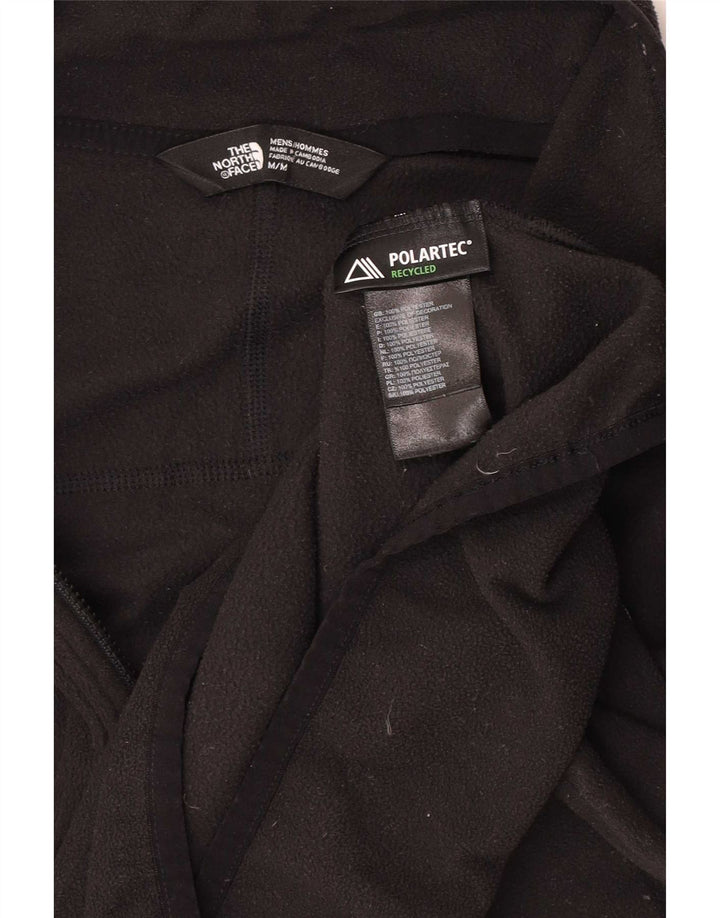 Maglione in pile da uomo The North Face con zip e collo in poliestere nero medio
