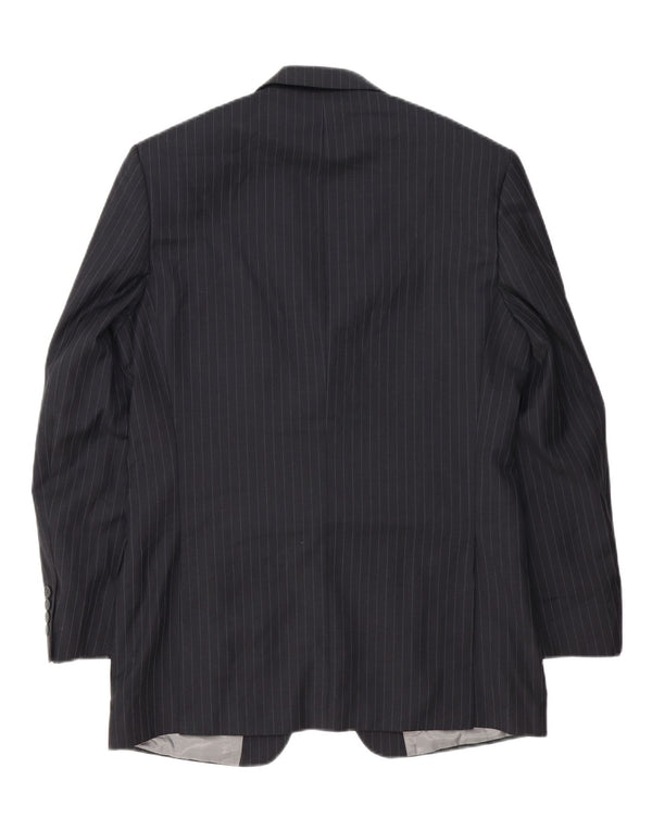 Giacca blazer a 2 bottoni da uomo Marks & Spencer UK 40 gessato grigio medio