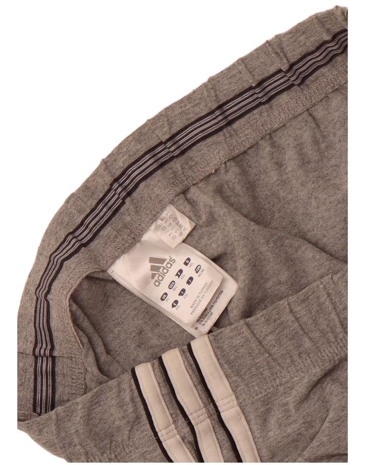 Pantaloni da tuta da donna Adidas Joggers UK 14 Large Grigio Cotone