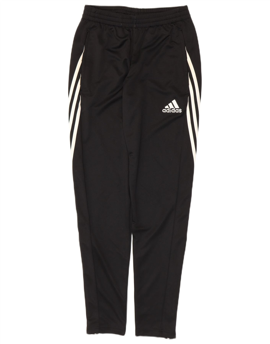 Pantaloni da tuta ADIDAS Climalite da uomo piccoli in poliestere nero