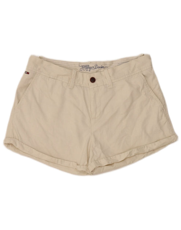 Pantaloncini chino da donna Tommy Hilfiger W28 cotone beige medio