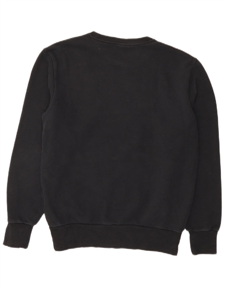 ELLESSE Felpa Uomo Maglione Medio Nero Cotone