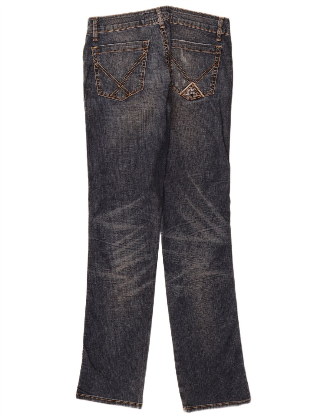 Jeans dritti da donna Roy Rogers W29 L34 cotone blu