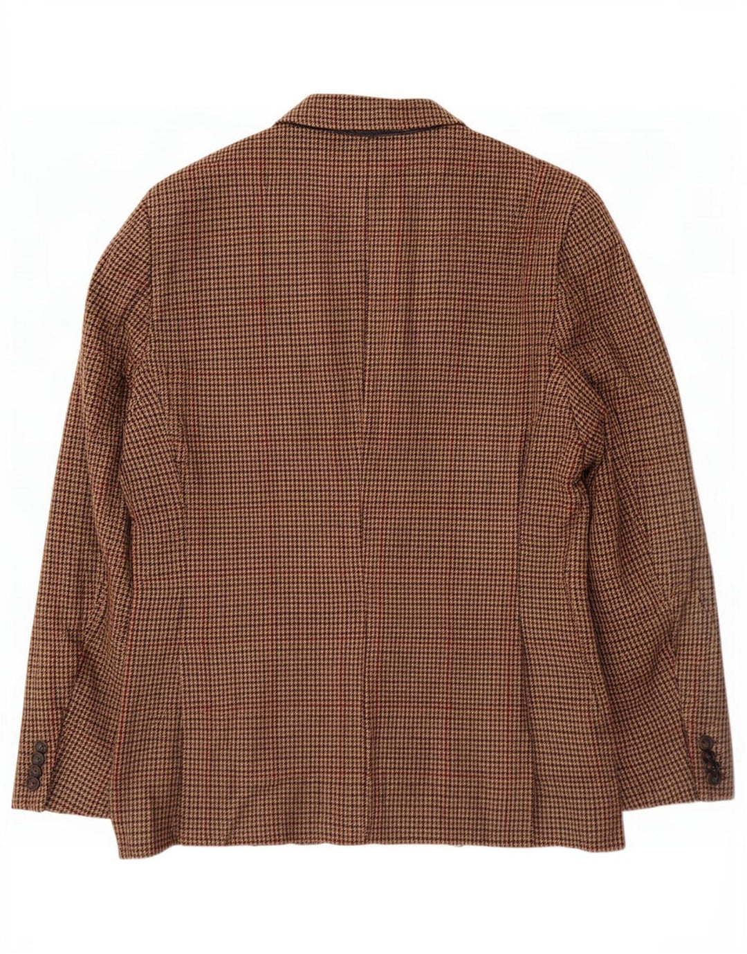 Giacca blazer da uomo a 2 bottoni Scotch & Soda IT 52 XL lana pied de poule marrone