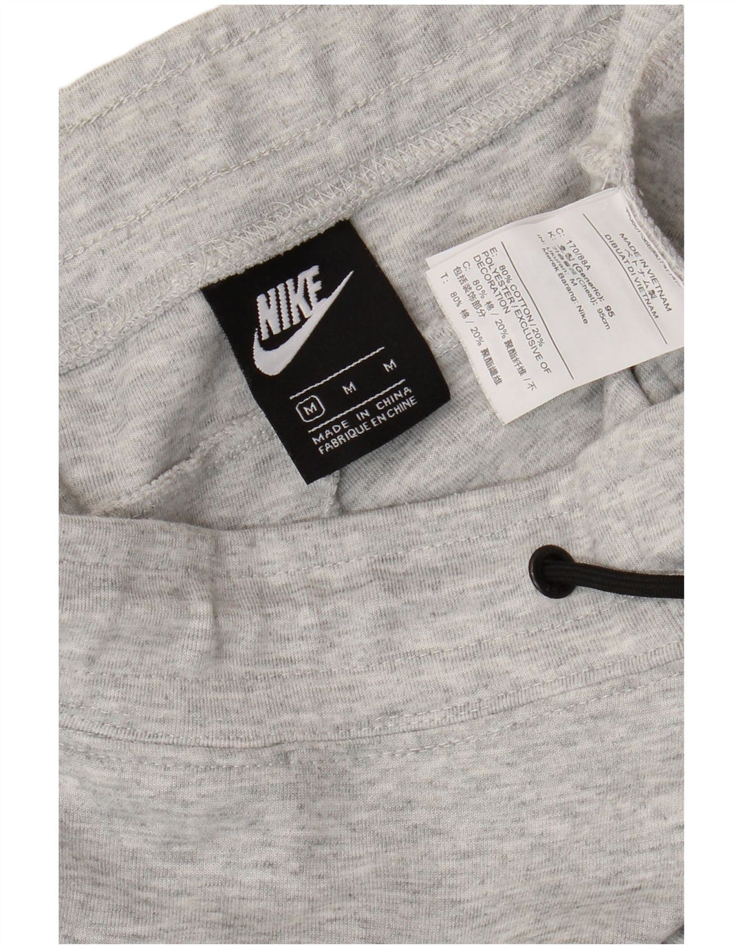 Pantaloni da tuta da uomo NIKE Joggers in cotone color block grigio medio