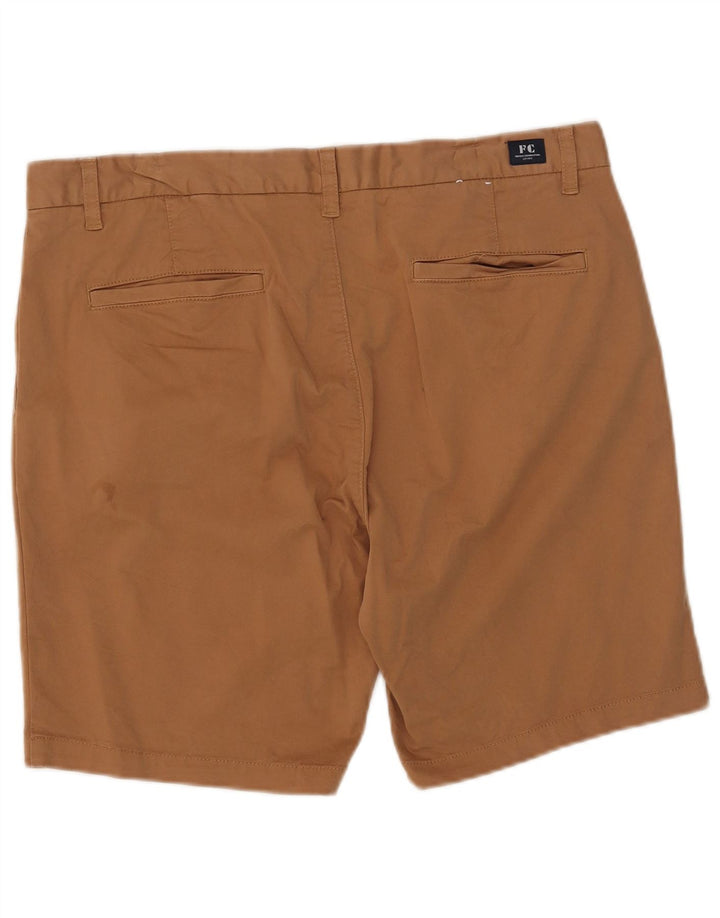 Pantaloncini chino da uomo French Connection W36 grandi in cotone marrone